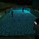 Dingyu Ligero de almacenamiento LIGHT PISMA MOSAICA Azul Gradiente Green Gradiente Luminoso Azulejos de decoración de la piscina de 25x25 mm SX48LW02