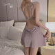 
Gui Ruo (Gui Ruo) sexy lace perspective deep V plus breast pad sweet tempting nightgown outer robe velvet home furnishing 3879 black (outer robe + belt, all size