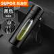 SUPOR glass cup tea water separation tea cup men's fall-proof heat-resistant double-layer cup large capacity personal drinking cup large capacity sports folding kettle