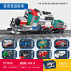 Kaizhi 98262 City train small train model ornaments assembled building blocks children's toy car 6630 universe armored vehicle [single box price full