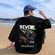 Aoji Teenage Boys T-shirt à manches courtes New Summer Style 3899 Klein Blue Quality Mise à niveau M (70-90jin [Jin est égal à environ 0,5 kg]))