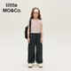 Little MO&Co. Quick-drying sun protection little moco children's clothing 25 autumn new style girls short-sleeved T-shirt tops sports style lotus root pink quick-drying sun protection 120 120/60