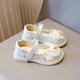 Niña Hanfu Hanfu Children's Shoes 2025 Summer NUEVO estilo chino NUEVO NIÑAS DE NUEVO PROBLECIMIENTO DE JUNIO ANTIGUO ANTIGUO ZAPATOS DE LA BORCHA DEL THITE [Bubble Gum/1180] 33 La longitud interna es de aproximadamente 20.2 cm