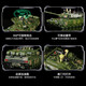 Portez un assemblage de blocs de construction de réservoir militaire de type 99 chinois compatible avec les jouets LEGO Boys and Girls pour le 8e au 12e anniversaire Télécommande