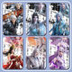 Doupo Sky Alchemist Xiao Yan Xiao Xuner Yaochen Student Card Set Sliding Cover Type Rice Card Badge Brand with Hanging SS Doupo-s13882 Card Set + White Leather Rope