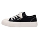 Chaussures en toile à semelles épaisses mondiales pour femmes 2025 Summer des femmes nouvelles femmes Sofle Sole Sole Solenable Soufflent Casual et Lightweight Sports Chaussures Fomen Women Black 36