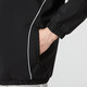 adidas Sportanzug Herren Sportwear Fashion Drei-Streifen gewebte Kapuzenjacke Jacke Casual Hosen Hosen ein Stück gewebte Jacke/Tasche mit Reißverschluss S