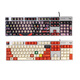 Logitech K845 Teclado mecánico con cable, computadora, juegos de oficina de deportes electrónicos, animación, teclas PBT personalizadas de Mario, rosa K835 (84 teclas) Nuevo eje rojo original- [reproductor de juego]