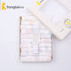 
bebetour Tongtai newborn washable diapers baby big meson cotton soft and breathable 10 pure cotton diapers for fixing belt Pink yellow blue stripes