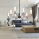 Leshi (NVC) Lighting Lighting Chandeliers Simple Modern and Fashionable Studing Study dormitorio Zhuoya JBXG12154 12 Cabezas 112W-95*75 cm 7020730