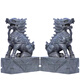 A pair of stone carvings and stone unicorns. A pair of bluestone carvings for town houses, home courtyards, outdoor fortune-seeking beasts, and villa entrance ornaments. Dragon claw unicorns are 75 meters long, 50 meters wide, and 15 meters high.