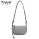 Holzspecker Sommer Super heißer kleiner Tasche für Frauen 2025 Neues lässiges vielseitige Crossbody -Tasche modische einfache einzelne Schulter -Achsel kleine quadratische Tasche Schwarz