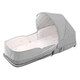 Baby crib portable removable bed-in-bed multifunctional foldable baby bed newborn baby bb crib with mosquito net standard space gray-naked bed + mattress