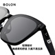 
BOLON Tyrannosaurus Glasses 25-year new sunglasses for men Wang Hedi, the same sunglasses as men and girlfriends, the Chinese Valentine's gift BL3203 [Same Model in Celebrity] C10 Bright Black-Polarized
