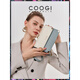 COOGI bag women's 2025 new style light luxury shoulder crossbody bag genuine leather small square bag for girlfriend and wife off-white