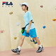 FILA children's running shoes 2025 autumn men's and women's sports knob buckle sports shoes space capsule