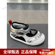 Dr. Jiang (DR KONG) 2025 summer one-section boys' toe-toe sandals soft-soled front shoes S13A2006AM Silver 22 Inner length 14.1cm
