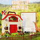 Snaen (Snaen) Modelo de animales para niños Simulación de juguetes Farm juego jugando a los niños y niñas Educación temprana educación cognitiva