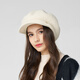 Kenmont Wool Waffle Plaid Cloud Beret Small Fragrance Style New Painter Hat Shows Face Small KM-5265