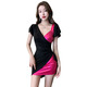 
Nightclub KTV sexy dress with temperament backless deep V-neck sauna massage foot bath SPA foot bath technician work clothes 3897 black M suggests 95-105Jin [Jin equals 0.5 kg] All size
