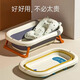 Pet dog special bathtub foldable large and small dog bathtub cat Teddy Corgi Bichon bathtub bathtub deep sea blue single basin + bath net + gift bag
