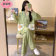 Pyjamas de sumeiting pour femmes en automne Cardigan à manches longues pantalons adapter les femmes d'été 2025 Nouveau dessin animé Spring and Winter Home Clothing SSM-3884 L [95-120Jin [Jin est égal à 0,5 kg]]]
