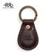 RRL Men's 25th Autumn Leather Keychain RL95031 201-Dark Brown ONE