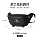 Camel (CAMEL) Lightweight Outdoor Crossbody Bag Women's Sports Cycling Waist Bag Men's Large Capacity Casual Portable Mountaineering Running Chest Bag Classic Black