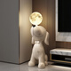 Chuxiang Beagle floor-standing ornaments Moon lamp piggy bank audio living room TV cabinet home accessories housewarming gift Leather-patterned Beagle floor-standing ornaments