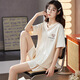 Victoria's Style Summer de manga corta Damas Pajamas set de dibujos animados de niña suelta ropa casera casual lindo pijama delgado juego de dos piezas D6636 2xl