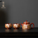 Songyunzhuang Huaqiu Zisha Tea Set One Pot Two Cups Gift Box Kung Fu Tea Set Complete Tea Set Holiday Housewarming Gift