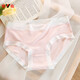 Ropa interior de Yalu para mujeres, niñas transpirables, ropa interior de vidrio en medio de vidrio para mujeres, chicas dulces simples de verano, ropa interior 699# 699# cinco colores, 5 piezas XL 120-140Jin [Jin equivale a 0.5 kg]