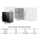 Robam salt series G1 Ultra dishwasher, automatic opening and closing door, built-in dishwasher, home appliances, national subsidy, 17 sets, large capacity, hot air drying, 0-bacteria maternal and infant UV sterilization, G1 dishwasher W76D, volcanic black, nine-arm three-prong spray wash