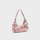 
CHARLES/KEITH25 Autumn New Product Retro Pleated Bow Single Shoulder Armpit Bag CK2-40271626 Aura Pink Aurora Powder S