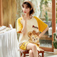Victoria's Style Summer de manga corta Damas Pajamas set de dibujos animados de niña suelta ropa casera casual lindo pijama delgado juego de dos piezas D6636 2xl