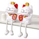 Mingban Katze niedliche Stelzenpuppen -Ornamente Home Dekoration kreatives Wohnzimmer Kinder Mädchen Zimmer Schlafzimmer Dekoration Xiaolu Stelz Ornamente Paar