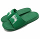 Nike Stussyxbenassislis Exterior de suela gruesa, zapatillas de ajuste cómodas para hombres y mujeres, verde 38.5