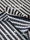 Nosskiss Luxury Luxury Brand High Striped Robe for Women 2025 Été Nouveau décontracté et à la mode en mousseline de viande en mousseline de viande minet Black M 90-105Jin [Jin est égal à 0,5 kg]