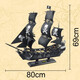 Deke 6001 Black Pearl Pirate Ship Children's Small Particle Assembly Boy Gift Grows Building Blocs Toys Batch Deke 7036 Eagle Horse 698 PARTICLE [Boîte-cadeau exquis