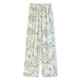 
Cypress House Slimming Floral Pants 2025 Summer New Women's Drawstring Draped Wide Legs Elastic Waist Casual Pants