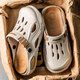 
Pilot Camel Sandals 2025 summer new men's sports outdoor beach hole shoes, driving non-slip wear-resistant sandals, khaki [Snap Series 13561] 45-46 [Size is too large, it is recommended to take a size smaller]