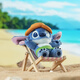 Disney (Disney) Stitch Dance Summer Pendant Doll Pollush Toy Tet Stitch Boy and Girl Birthday Gift Schoolbag sac Keychain