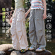 
Fenziyan girls quick-drying pants summer thin children's sports ice silk hiking workwear outdoor girls big children hiking pants hiking 15261 shallow khaki 160