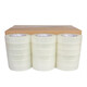 Transparentes Band Express -Verpackung Versiegelband großes Rollenversiegelbandpapier Beige Breite 4.5/6.0 Klebeband transparent gelbe Breite 50 Dicke 2.0 Länge 12048 Roll Express -Abgabemodell