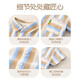 2025 new summer style boys' vertical striped shirt short-sleeved jacket baby thin summer outer wear Korean style shirt blue 130 cm