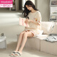 
Modal 2025 new pajamas for women's summer pure cotton shorts shorts spring and autumn summer style can be worn outside home clothing suit ZH-9856# shorts M (80-100Jin[Jin equals 0.5 kg])