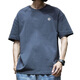 
Trendy American short-sleeved T-shirt for men in summer pure cotton round neck versatile casual 2025 new fashion brand loose Hong Kong style T-shirt white-1365 short-sleeved-100 pure cotton S [suggested 80-110Jin [Jin equals 0.5 kg]]