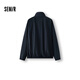 Semir [mismo estilo en el centro comercial] Jacket para mujeres Lace Sporty Style 2025 Autumn Nuevo soporte de gran tamaño Textura Chaqueta Blue chino 80546 L