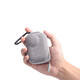 WLOONG is suitable for shadow stone InstaGO Ultra accessories storage bag mini protective body bag anti-fall EVA protective shell GO Ultra storage bag-half bag (grey)