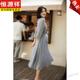 Hengyuanxiang Mall Shopping Mulberry Mulberry Silk Dress Temperamento de estilo maduro Fairy Long Fairy White S